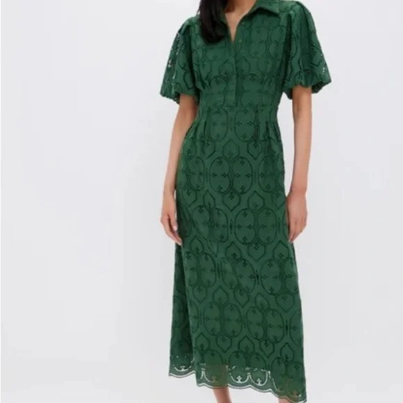 tuckernuck olive green dress Tuckernuck Cedar Green Button Down Granier Dress Cedar Green / XL